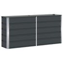 Plantekasse Antracit 160 x 40 x 75 cm Stål