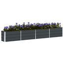 Plantekasse Antracit 320 x 40 x 45 cm Stål