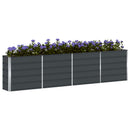 Plantekasse Antracit 320 x 40 x 75 cm Stål