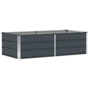 Plantekasse Antracit 160 x 80 x 45 cm Stål