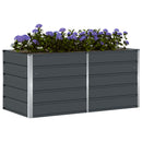 Plantekasse Antracit 160 x 80 x 75 cm Stål
