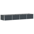 Plantekasse Antracit 320 x 80 x 45 cm Stål