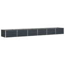Plantekasse Antracit 480 x 80 x 45 cm Stål