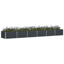 Plantekasse Antracit 480 x 80 x 45 cm Stål