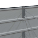 Plantekasse Antracit 600 x 80 x 45 cm Stål