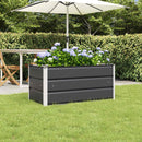 Plantekasse Antracit 100 x 50 x 45 cm Galvaniseret stål