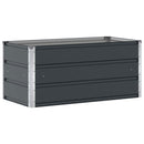 Plantekasse Antracit 100 x 50 x 45 cm Galvaniseret stål