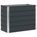 Plantekasse Antracit 100 x 50 x 75 cm Galvaniseret stål