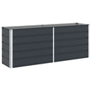 Plantekasse Antracit 195 x 50 x 75 cm Galvaniseret stål