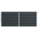 Plantekasse Antracit 195 x 50 x 75 cm Galvaniseret stål