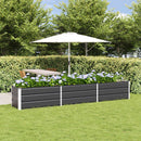 Plantekasse Antracit 290 x 50 x 45 cm Galvaniseret stål