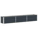 Plantekasse Antracit 290 x 50 x 45 cm Galvaniseret stål