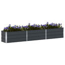 Plantekasse Antracit 290 x 50 x 45 cm Galvaniseret stål
