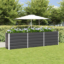 Plantekasse Antracit 290 x 50 x 75 cm Galvaniseret stål