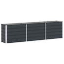 Plantekasse Antracit 290 x 50 x 75 cm Galvaniseret stål