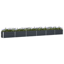 Plantekasse Antracit 580 x 50 x 45 cm Galvaniseret stål