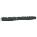 Plantekasse Antracit 770 x 50 x 45 cm Galvaniseret stål
