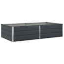 Plantekasse Antracit 195 x 100 x 45 cm Galvaniseret stål