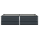 Plantekasse Antracit 195 x 100 x 45 cm Galvaniseret stål