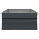 Plantekasse Antracit 195 x 100 x 45 cm Galvaniseret stål