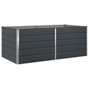 Plantekasse Antracit 195 x 100 x 75 cm Galvaniseret stål