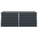 Plantekasse Antracit 195 x 100 x 75 cm Galvaniseret stål