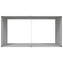 Plantekasse Antracit 195 x 100 x 75 cm Galvaniseret stål