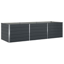 Plantekasse Antracit 290 x 100 x 75 cm Galvaniseret stål