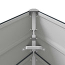 Plantekasse Antracit 385 x 100 x 45 cm Galvaniseret stål