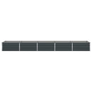 Plantekasse Antracit 480 x 100 x 45 cm Galvaniseret stål