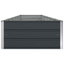 Plantekasse Antracit 580 x 100 x 45 cm Galvaniseret stål