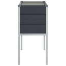 Plantekasse Antracit 100 x 45 x 90 cm Galvaniseret stål