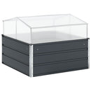 Plantekasse Antracit 100 x 100 x 77 cm Galvaniseret stål