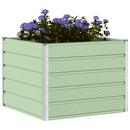 Plantekasse Pastelgrøn 100 x 100 x 75 cm Stål