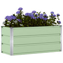 Plantekasse Grøn 100 x 40 x 45 cm Stål