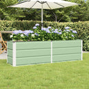 Plantekasse Grøn 160 x 40 x 45 cm Stål