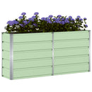 Plantekasse Grøn 160 x 40 x 75 cm Stål