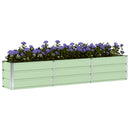 Plantekasse Grøn 240 x 40 x 45 cm Stål