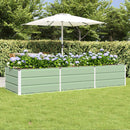 Plantekasse Grøn 240 x 80 x 45 cm Stål