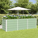 Plantekasse Grøn 240 x 80 x 75 cm Stål