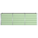 Plantekasse Grøn 240 x 80 x 75 cm Stål