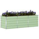Plantekasse Grøn 240 x 80 x 75 cm Stål