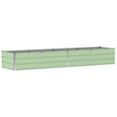 Plantekasse Grøn 320 x 80 x 45 cm Stål