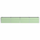 Plantekasse Grøn 320 x 80 x 45 cm Stål