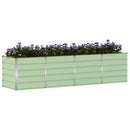 Plantekasse Grøn 320 x 80 x 75 cm Stål