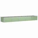 Plantekasse Grøn 400 x 80 x 45 cm Stål