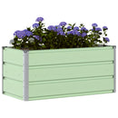 Plantekasse Pastel Grøn 100 x 50 x 45 cm Galvaniseret stål