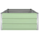 Plantekasse Pastel Grøn 195 x 100 x 45 cm Galvaniseret stål