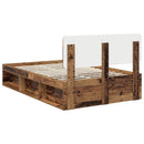 Sengestel Gammelt træ 120 x 190 cm Massiv fyrretræ