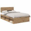 Sengestel Artisan eg 120 x 190 cm Massiv fyrretræ